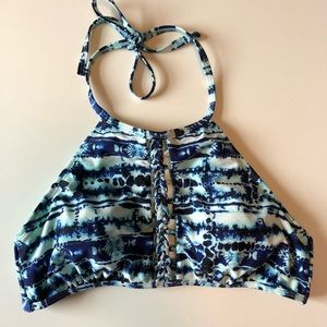 High neck bikini top